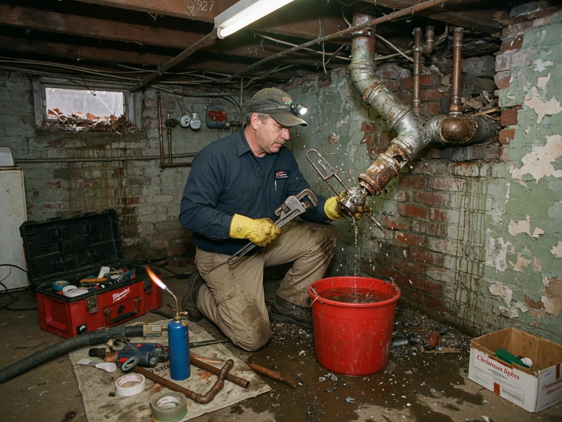 Broken Pipe Plumber in Lawrenceville