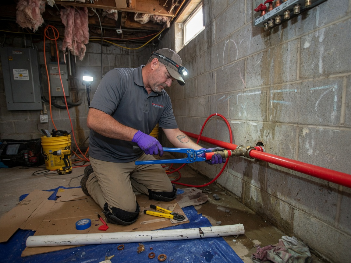 PEX Pipe Repair in Lawrenceville