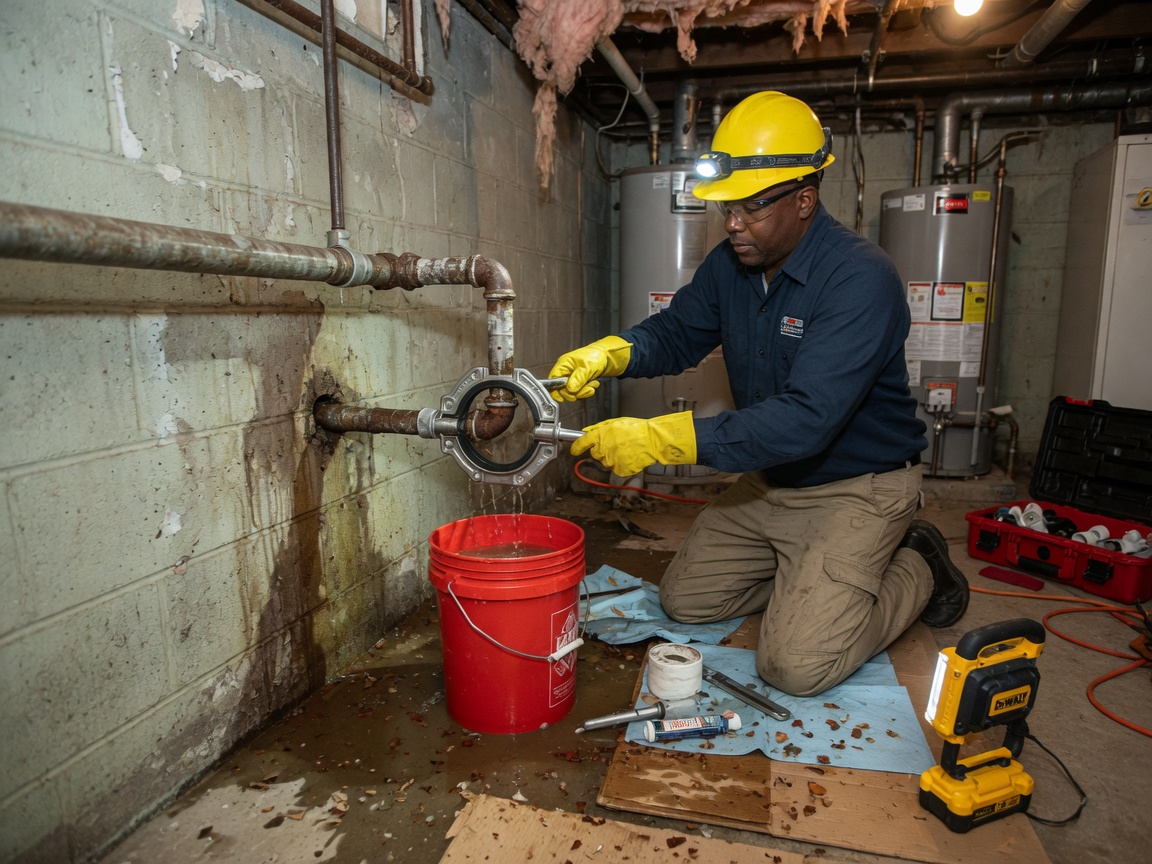 Pipe Leak Repair in Lawrenceville